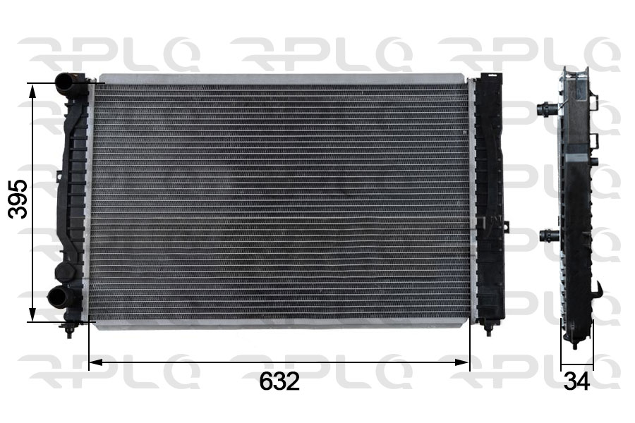 Radiator, engine cooling (APRAVW5012)