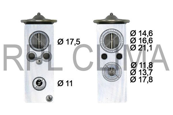 Injector Nozzle, expansion valve (APVXRE0002)