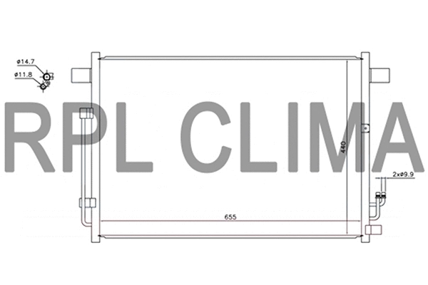 Condenser, air conditioning (APCDNI5057)