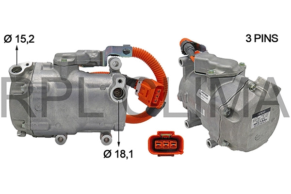 Compressor, air conditioning (APCOTO0062)