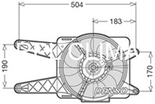 Fan, engine cooling (APELFT0049)