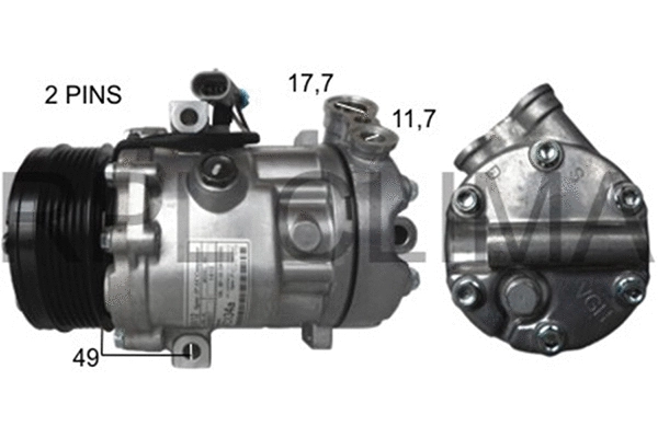 Compressor, air conditioning (APCOOP5018)