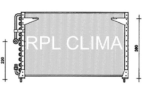 Condenser, air conditioning (APCDVO0011)