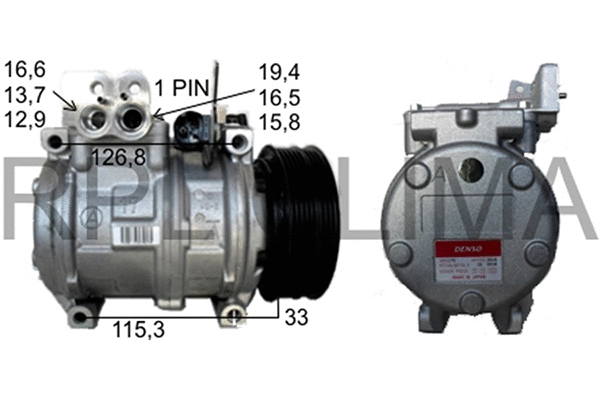 Compressor, air conditioning (APCOBW0024)