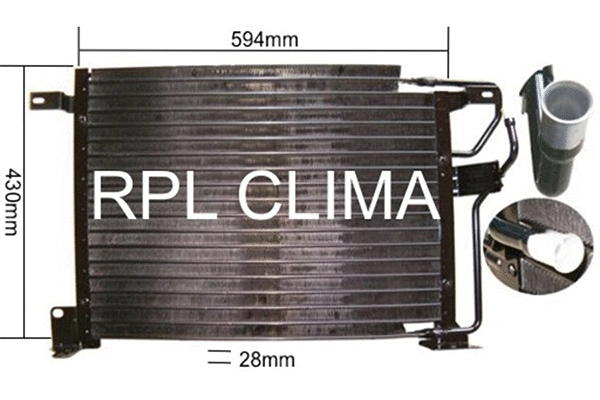 Condenser, air conditioning (APCDCH0014)