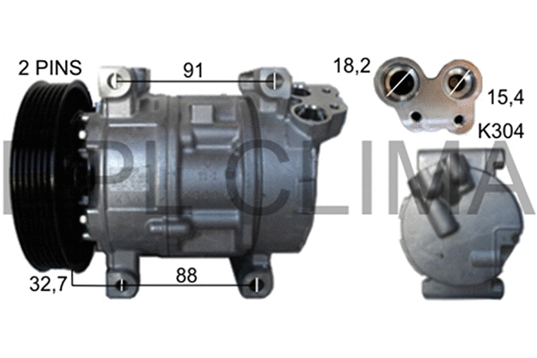 Compressor, air conditioning (APCOFT5032)