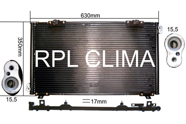 Condenser, air conditioning (APCDTO0005)