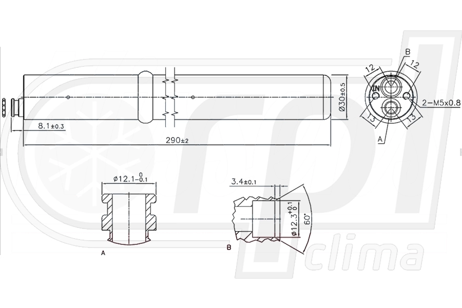 Dryer, air conditioning (APFLAU0025)