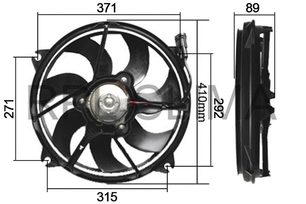 Fan, engine cooling (APELCI5017)