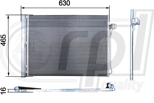 Condenser, air conditioning (APCDBW5025)