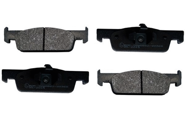 Brake Pad Set, disc brake (MT1386)