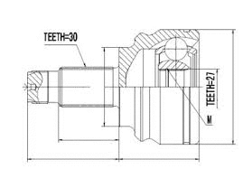 Joint Kit, drive shaft (12161107)