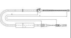 Cable Pull, parking brake (12118896)