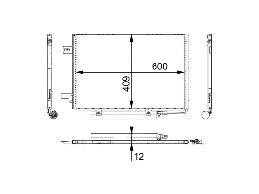 Condenser, air conditioning (12133773)