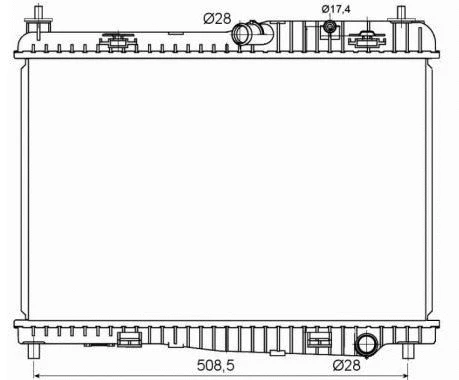 Radiator, engine cooling (12160672)