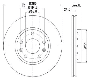 Brake Disc (12108515)