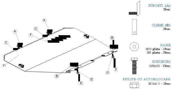 Engine Guard/Skid Plate (MT010)