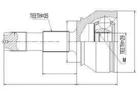 Joint Kit, drive shaft (12160981)