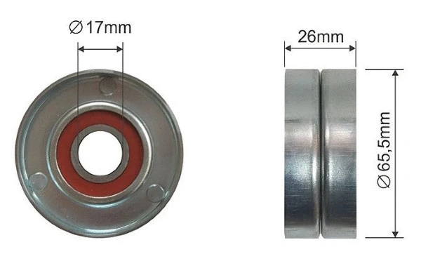 Belt Tensioner, V-ribbed belt (12180459)