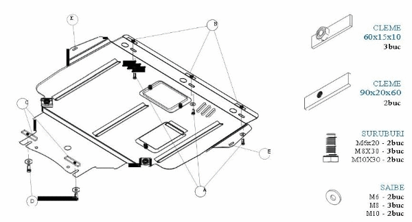 Engine Guard/Skid Plate (MT025)