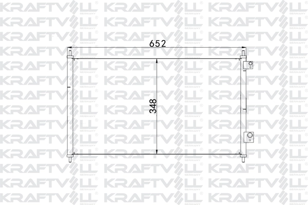 Condenser, air conditioning (08060012)
