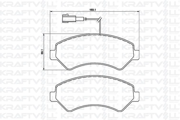 Brake Pad Set, disc brake (07010045)