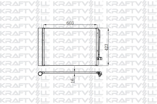 Condenser, air conditioning (08060083)