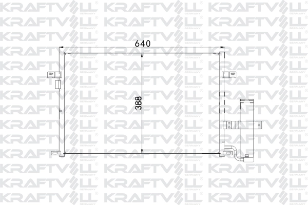 Condenser, air conditioning (08060136)