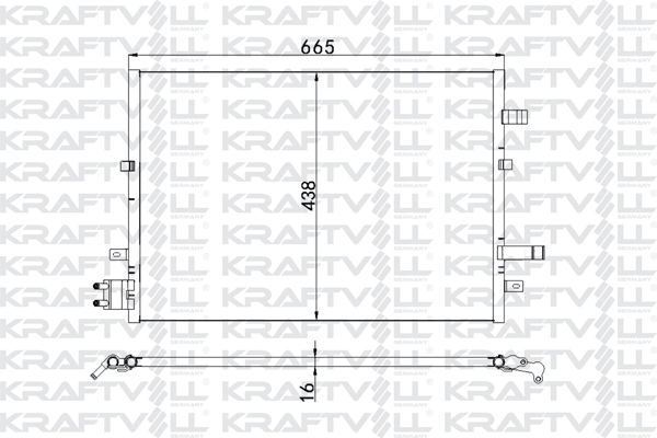 Condenser, air conditioning (08060118)
