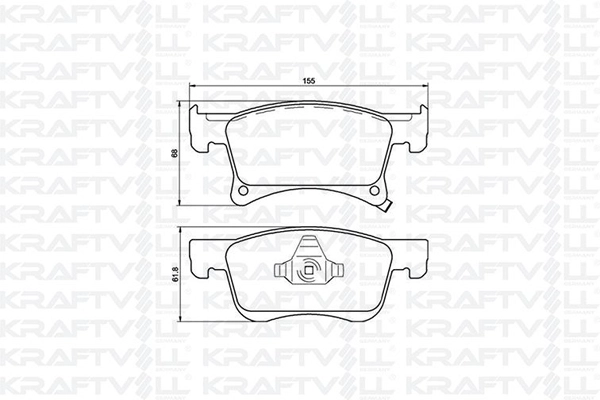 Brake Pad Set, disc brake (07010096)