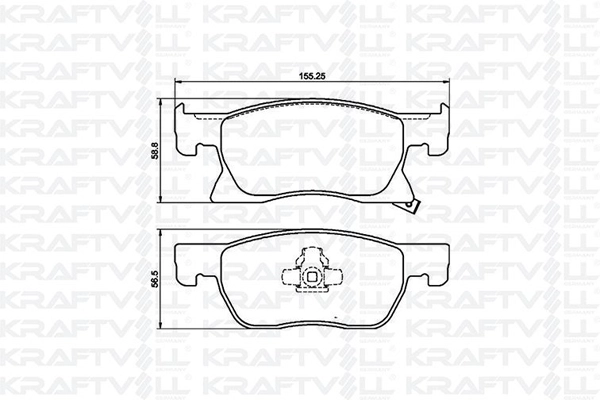 Brake Pad Set, disc brake (07010097)