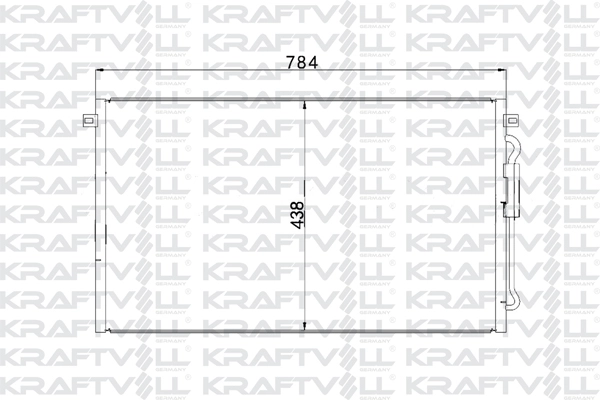 Condenser, air conditioning (08060145)