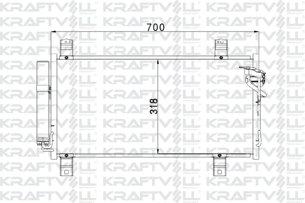 Condenser, air conditioning (08060038)