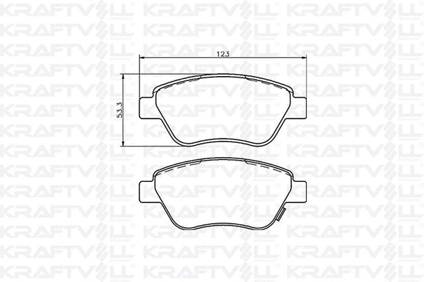 Brake Pad Set, disc brake (07010043)