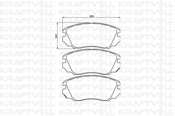 Brake Pad Set, disc brake (07010049)