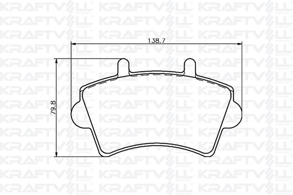 Brake Pad Set, disc brake (07010016)
