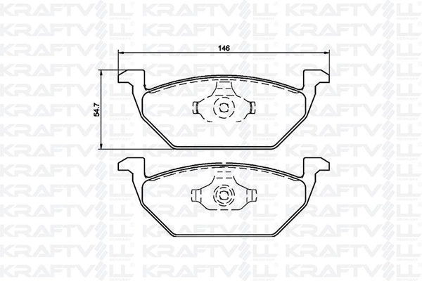 Brake Pad Set, disc brake (07010014)