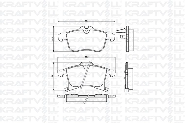 Brake Pad Set, disc brake (07010036)