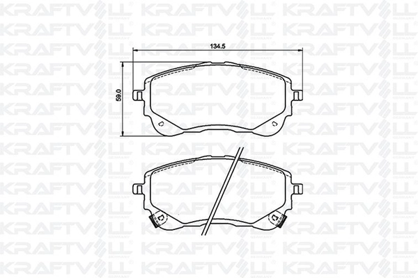 Brake Pad Set, disc brake (07010111)