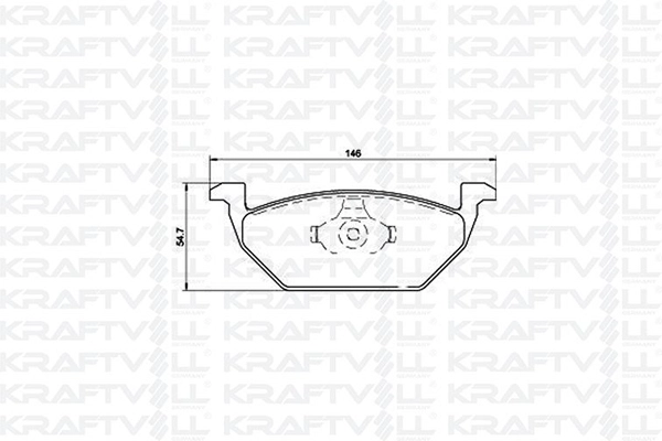 Brake Pad Set, disc brake (07010015)