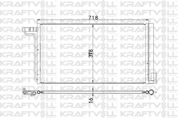 Condenser, air conditioning (08060121)