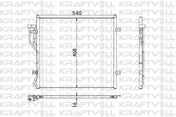 Condenser, air conditioning (08060217)
