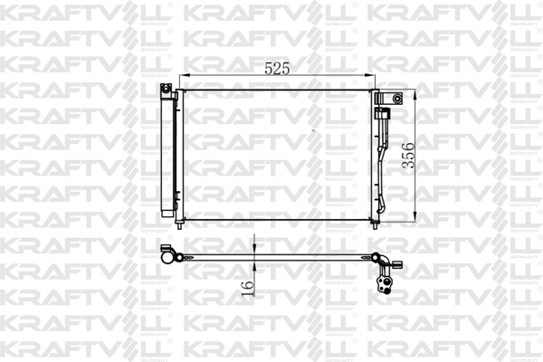Condenser, air conditioning (08060058)
