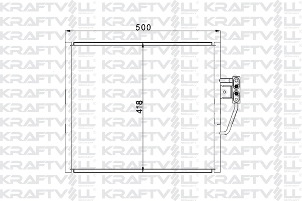 Condenser, air conditioning (08060079)