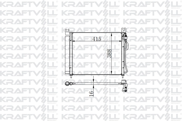 Condenser, air conditioning (08060066)