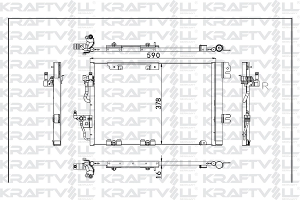 Condenser, air conditioning (08060102)