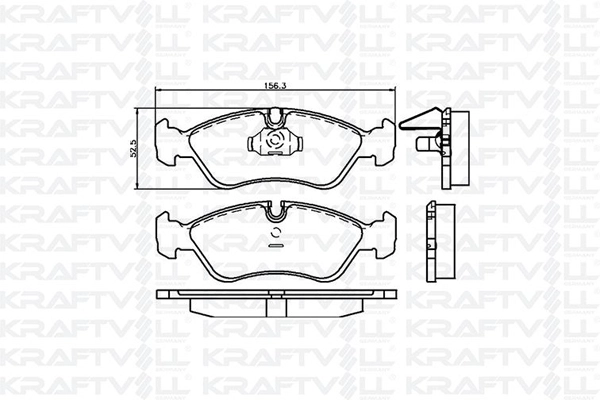 Brake Pad Set, disc brake (07010008)