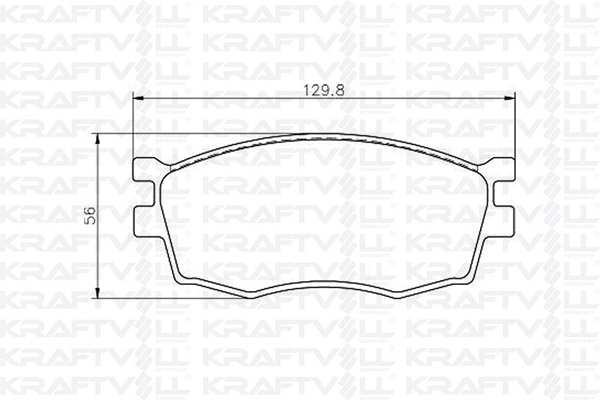 Brake Pad Set, disc brake (07010084)