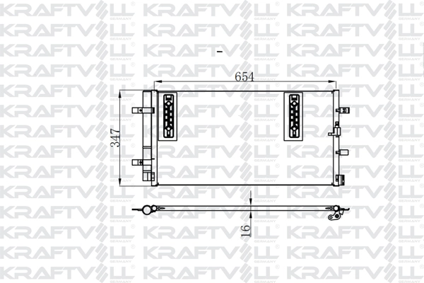 Condenser, air conditioning (08060222)