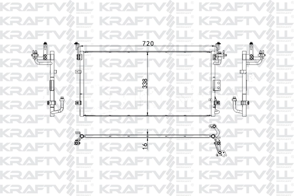 Condenser, air conditioning (08060203)